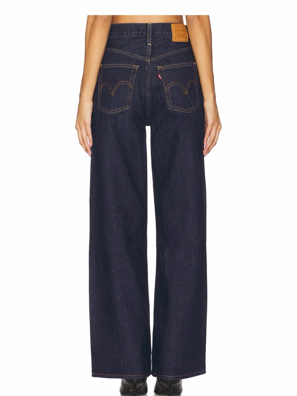 Ribcage Wide Leg Jeans in “Shaded View”